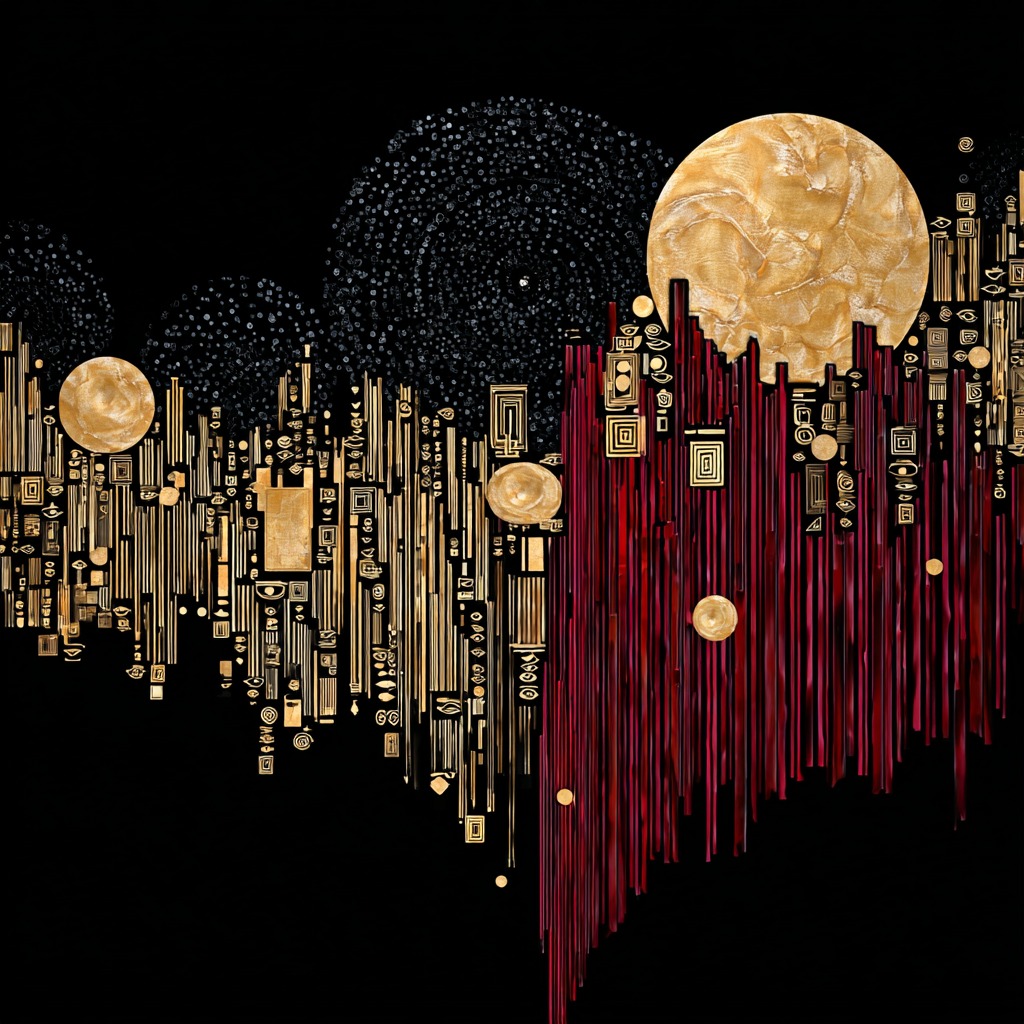 Картина «Moon city»
